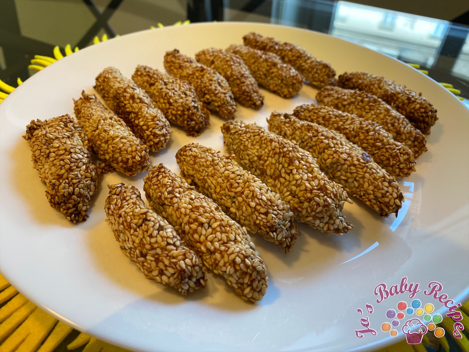 Croquettes with sesame