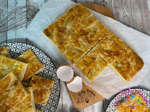 Leek and cheese pie