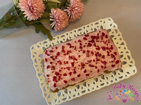 Tiramisu with raspberries without baking for babies