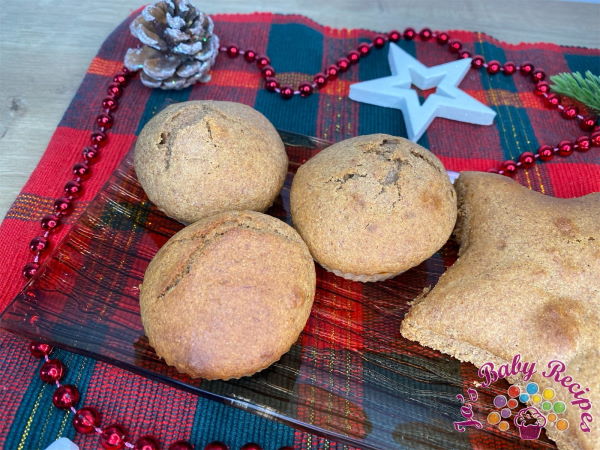 Gingerbread muffins for babies