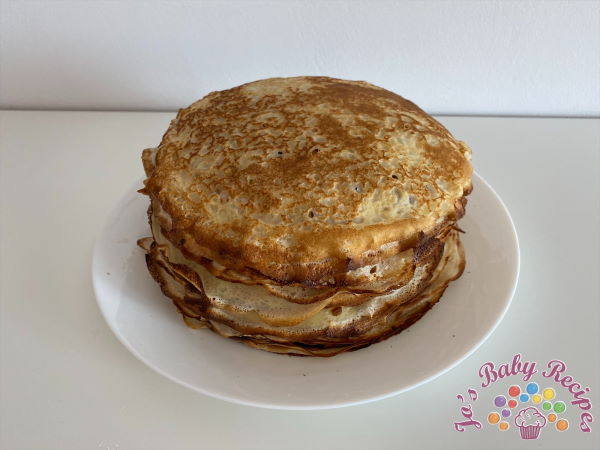 Traditional pancakes for babies