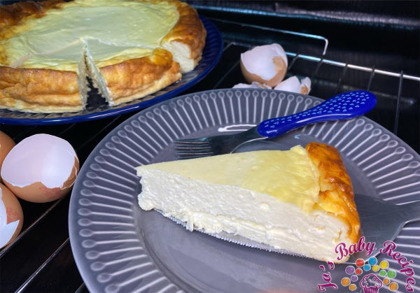 Sweet cheese pie for babies
