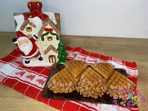 Gingerbread waffles for babies
